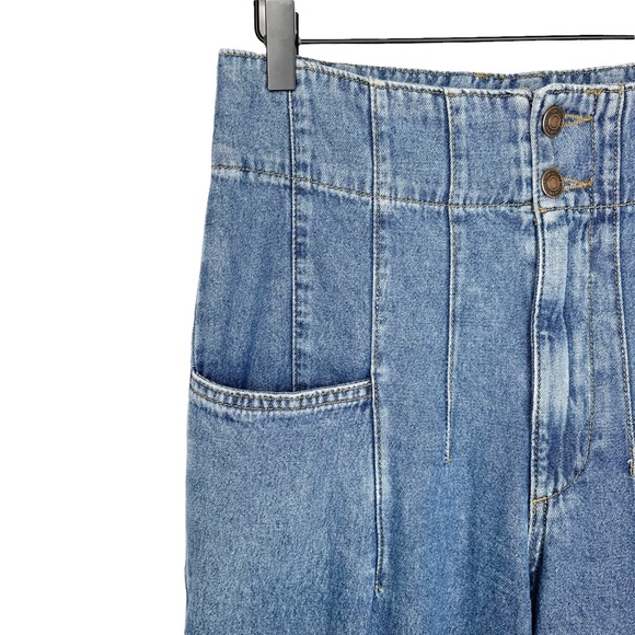 Free People Midnight City High Rise Wide Leg Jeans - Picture 7 of 15